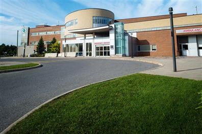 Front of QCH emergency department