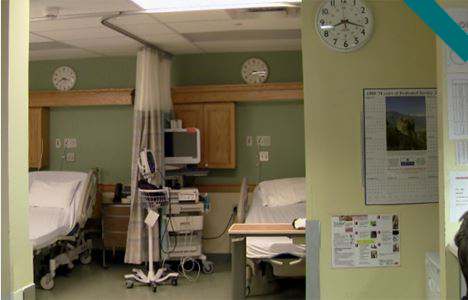Birth unit triage room